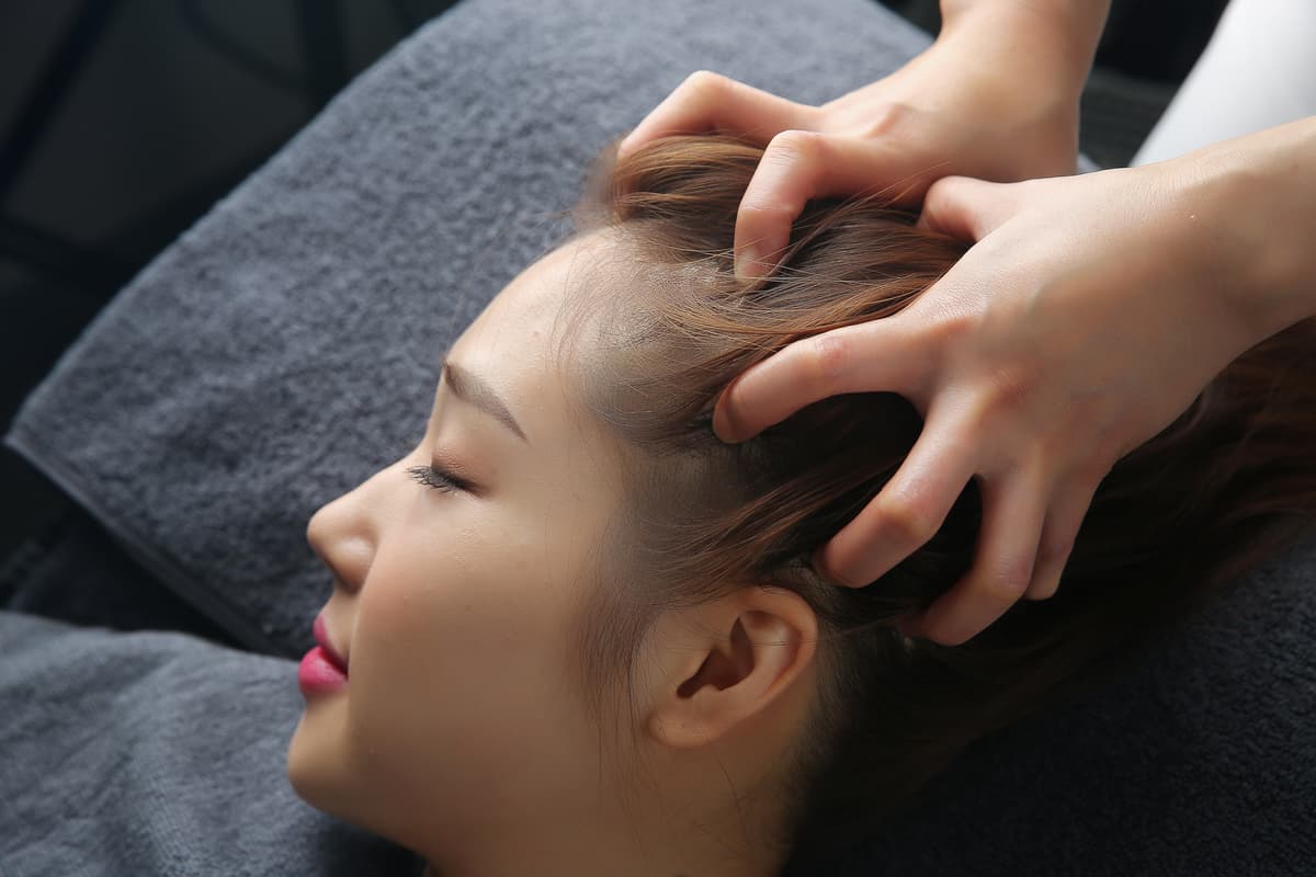 전문 두피 마사지 관리