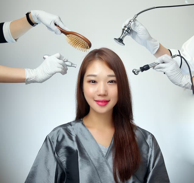 염색 옵션 선택