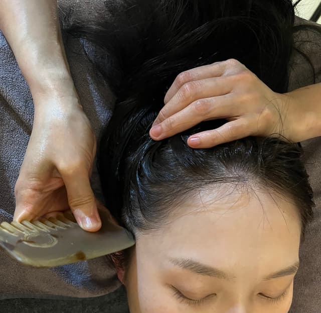 우각 괄사 관리 모습